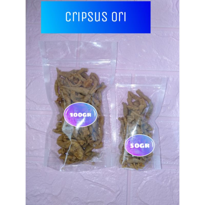 

Kripik usus 100gr / kripik usus ayam / kripik usus murah