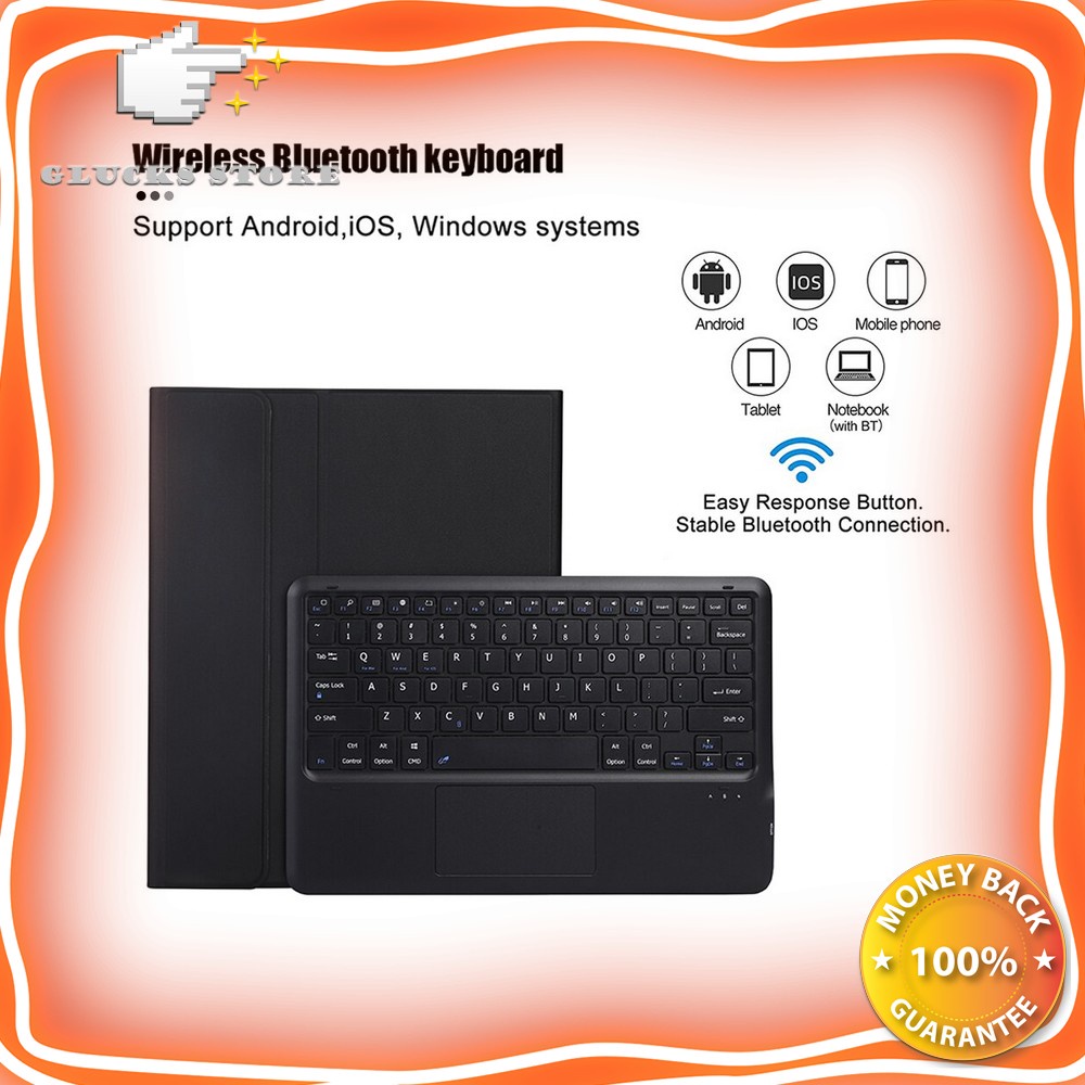 Case Touchpad Keyboard Samsung Tab S8 11" 2022 X700 X706 TRIPLEDI Flip Casing Backlit Book Wireless 