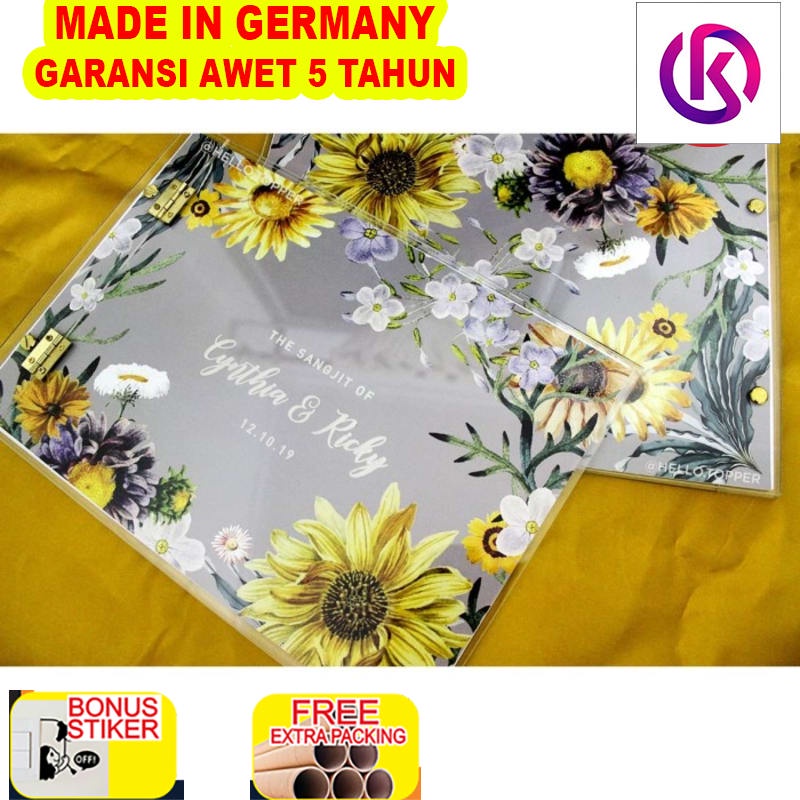 

Terlaris Acrylic Guest Book A4 / Buku Tamu Akrilik