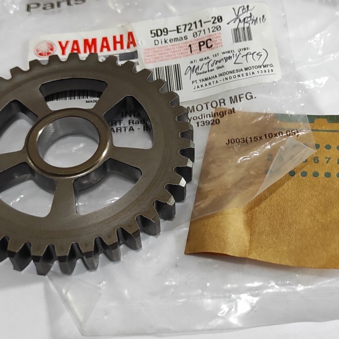 Gear Gir Rasio 1ST Wheel Yamaha Vega ZR, Jupiter Z 115 5D9-E7211-20