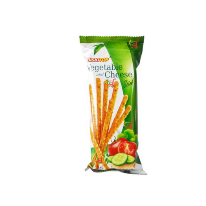 Biskitop Denex Vegetable And Cheese Stick Biscuit - Biskuit Keju Sayur