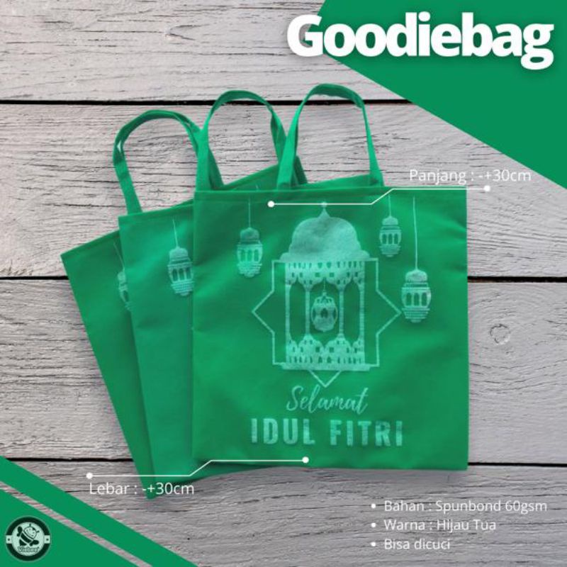 

GOODIE BAG IDULFITRI HANDLE TAS PARCEL HAMPERS SNACK LEBARAN