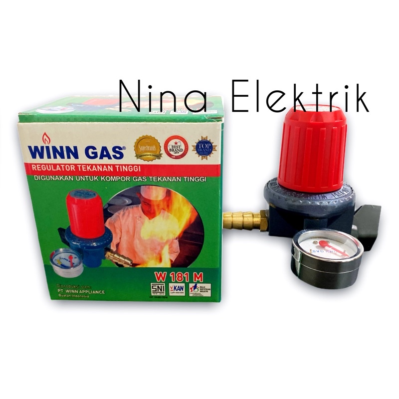 Regulator WINN HP Tegangan Tinggi + JARUM METERAN