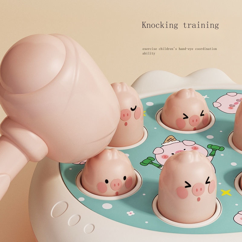 Mainan Whack-A-Mole Whack-A-Mole Untuk Edukasi Anak Laki-Laki / Perempuan 1-2 Tahun