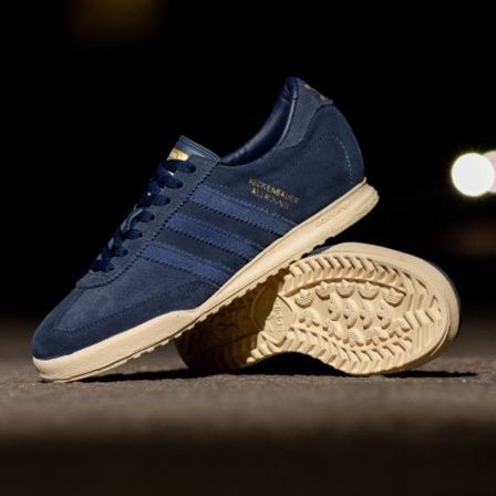 Adidas Beckenbauer Navy Gold Sol White Original / Sneakers Pria / Sepatu Running Pria