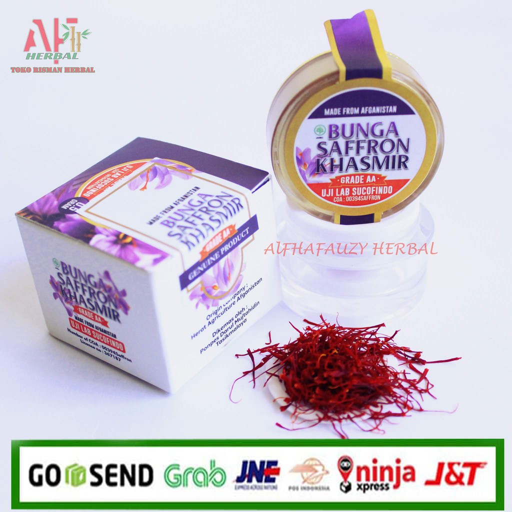 Obat Diet Detox Penurun Berat Badan Pelangsing Alami Obat Kurus Bunga Saffron Khasmir Asli Indonesia