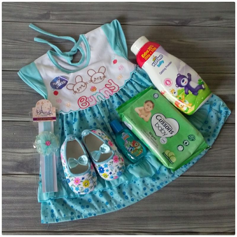 paket premium sambang bayi/kado sambang bayi/paket kemas tas mika