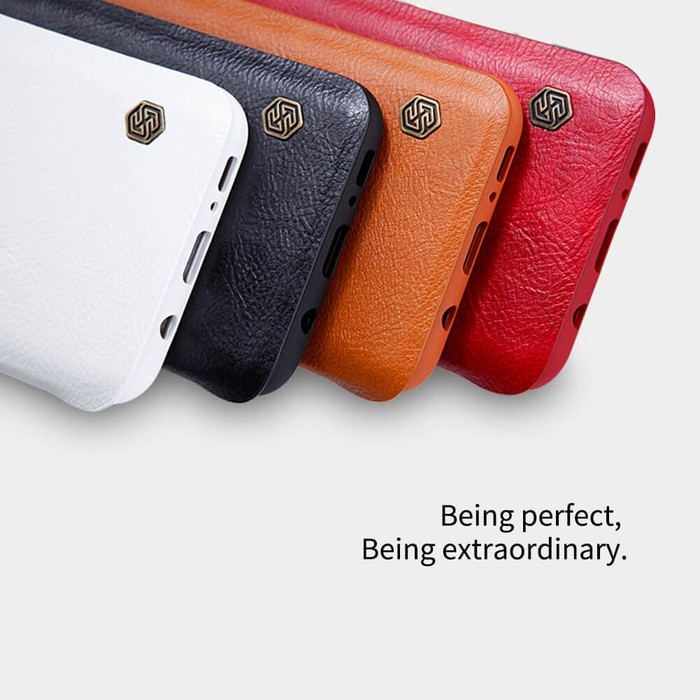 Flip Cover SAMSUNG Galaxy S9 Nillkin Qin Leather Flip Hard Case Original