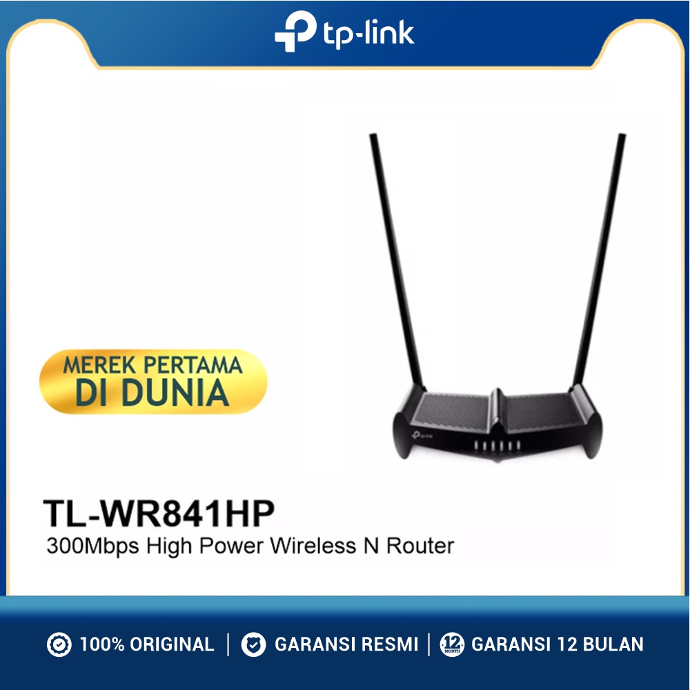 TP-LINK TL-WR841HP 300Mbps Highw Power Wireless Router original  murah Garansi Resmi