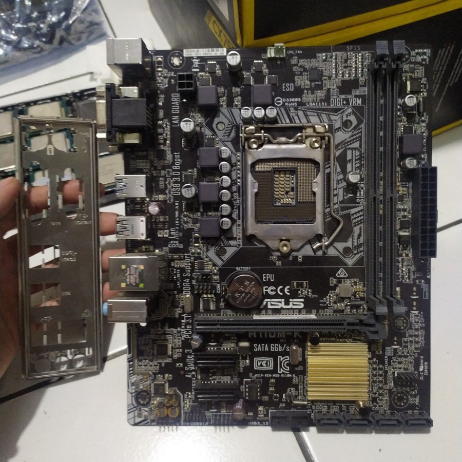 Jual Mainboard Asus H110m K Soket 1151 Shopee Indonesia