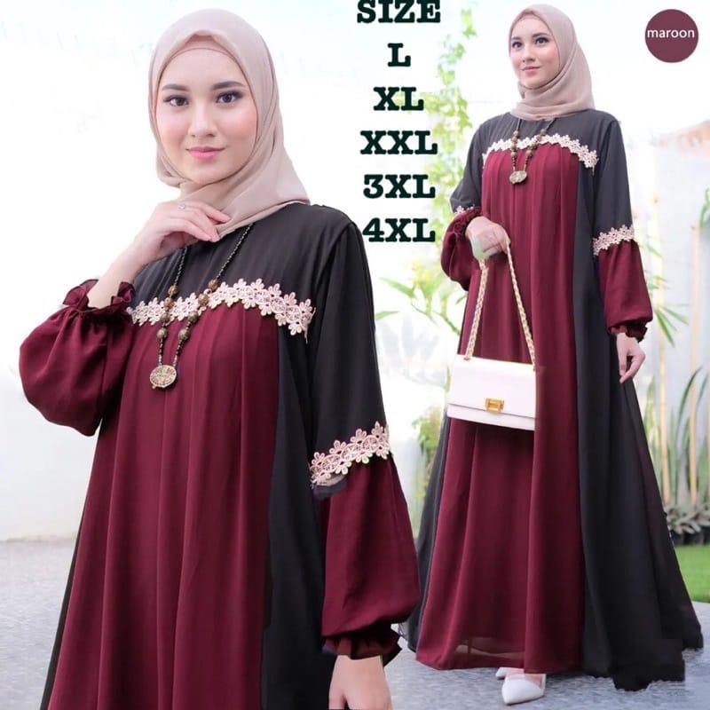 COD Gamis Wanita Muslim Jumbo M L XL XXL // Ishana Dress Shimmer Mix Brukat Premium // Nafiza Dress // Gamis Kondangan Wanita Terbaru 2023 // Baju Pesta Wanita Original // Gaun Wanita Muslim Viral // Outfit Wanita Remaja Termurah // Busana Muslim Terlaris