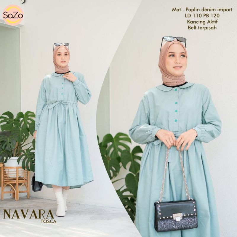 NAVARA GAMIS MIDI TERBARU BY SAZO