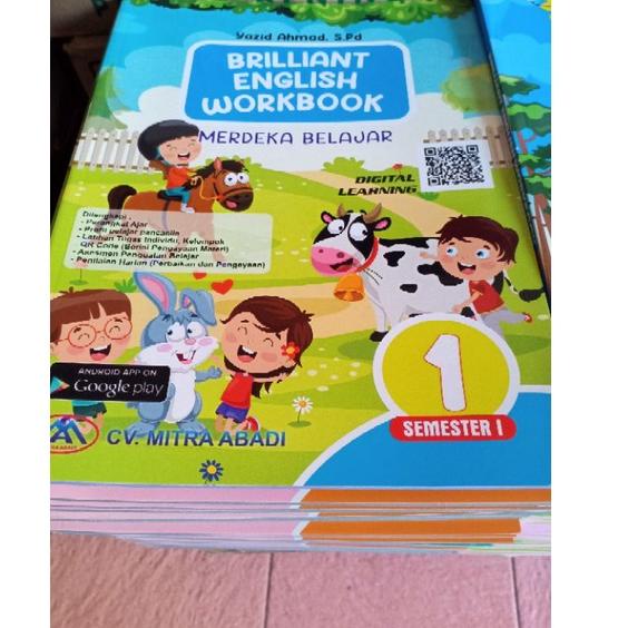 Special Price.. BRILLIANT ENGLISH WORKBOOK KELAS 1, 2, 3, 4, 5, 6 SEMESTER 1