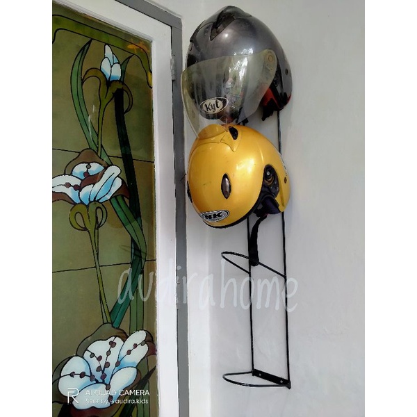 Rak Helm Simple / Rak Helm Besi dinding