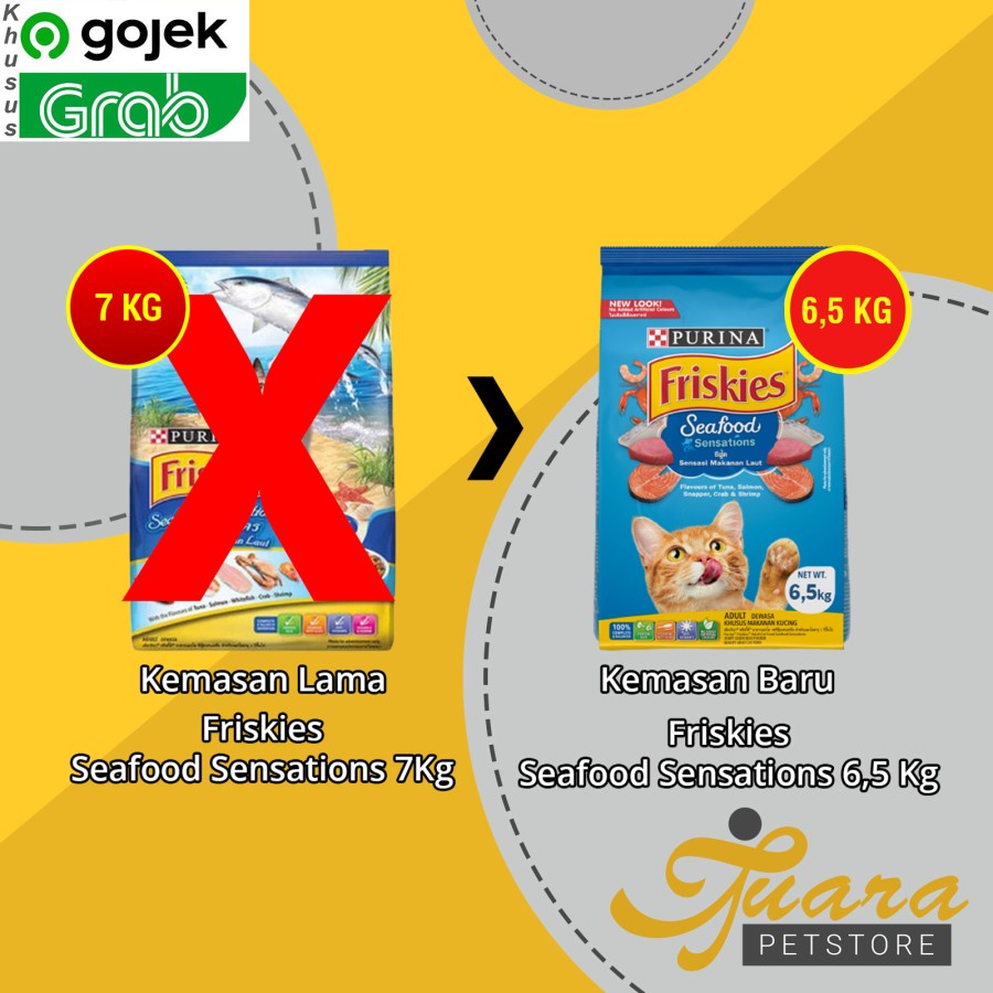 GOSEND Makanan Kucing Cat Food Friskies 6.5 kg