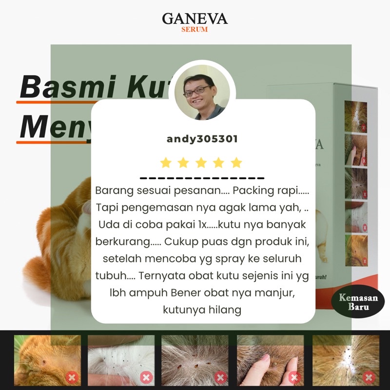 Ganeva Serum Anti Kutu Kucing (Ganeva Serum)