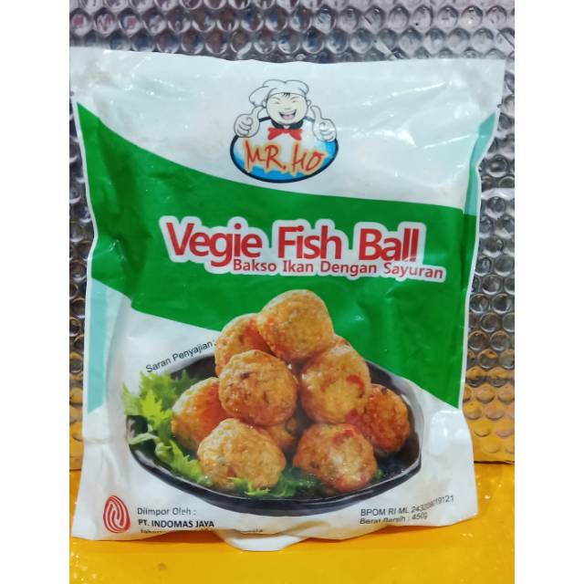 

mr ho vegie fish ball 450gr premium