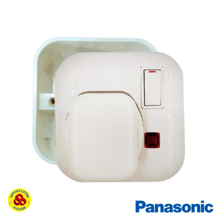 Panasonic Stop Kontak AC SET WBJ1214 - 3K Plug WEJ9111 Outbow WBJ6010