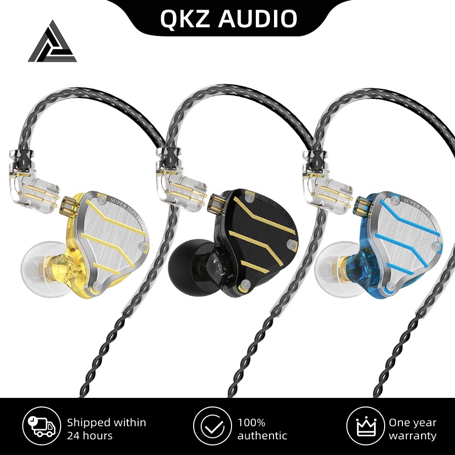 QKZ ZXN Basshead Hifi earphone WITH MIC alt EDX Pro ZS10 Pro ZSN Pro-8