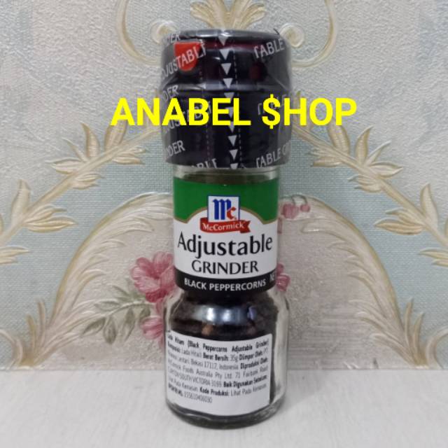 

McCormick Black Peppercorn Adjustable Grinder Mc Cormick Blackpepper Lada Hitam Blackpeppercorn