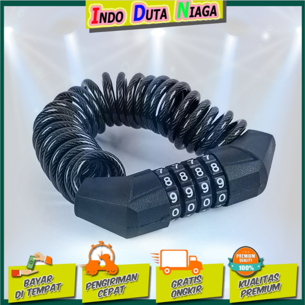 CoolChange Gembok Sepeda Kombinasi Angka 4 Digit - B1-1-38