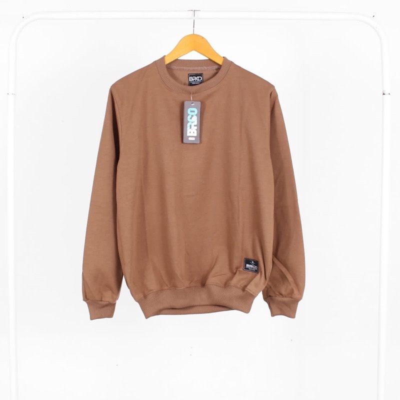 Sweater Crewneck Polos Switer Pria Sweatsirt Pria Wanita Termurah Size M-XXL