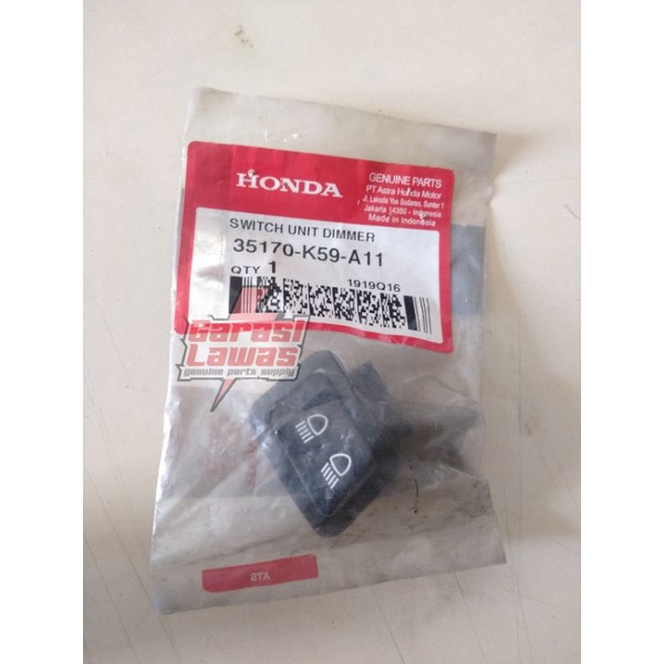 35170-K59-A11 Switch unit dimmer saklar lampu jauh dekat saklar dim tombol lampu jauh dekat original