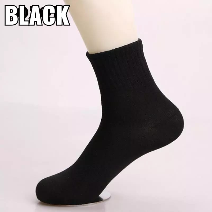 3 Pasang Kaos Kaki Olah Raga Cowok Polos Diatas Mata Kaki Kaos Kaki Sekolah Murah Polos Hitam Putih Abu Men Socks Kaus Kaki Kerja Pria Dewasa Kaus Kaki Sport