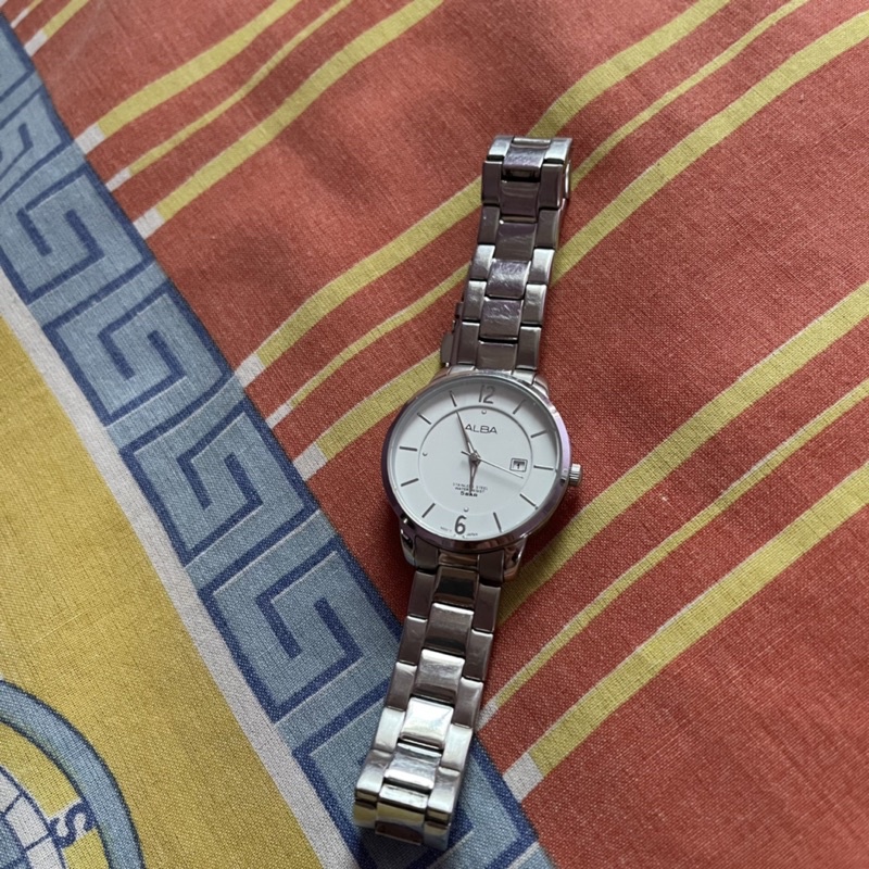 Alba watch jam tangan wanita silver