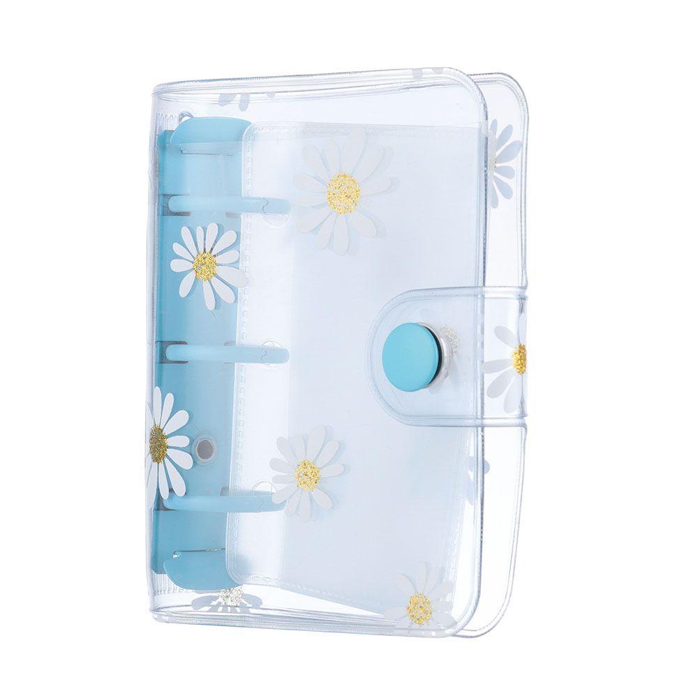 Top Notebook Cover Mini Kreatif Tangan Akun Diary Bunga Daisy Diary Buku Longgar-Daun Isi Ulang