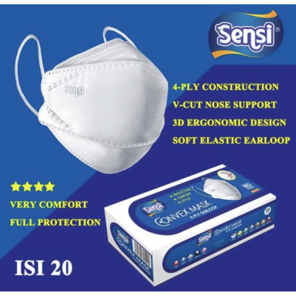 MASKER SENSI CONVEX 4D ORIGINAL