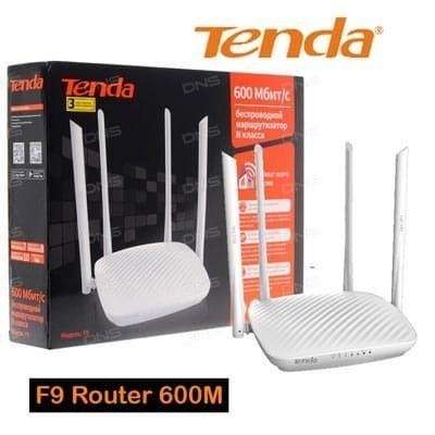 Tenda F9 600Mbps Wireless N Router Whole-Home Coverage