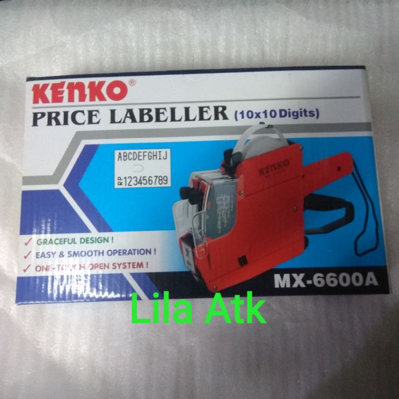 

Mesin Label Harga Kenko 2 Baris MX-6600A