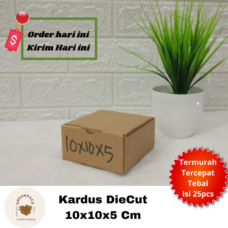 

KARDUS BOX/KARDUS PACKING/DUS BOX/DIE CUT 10X10X5 CM