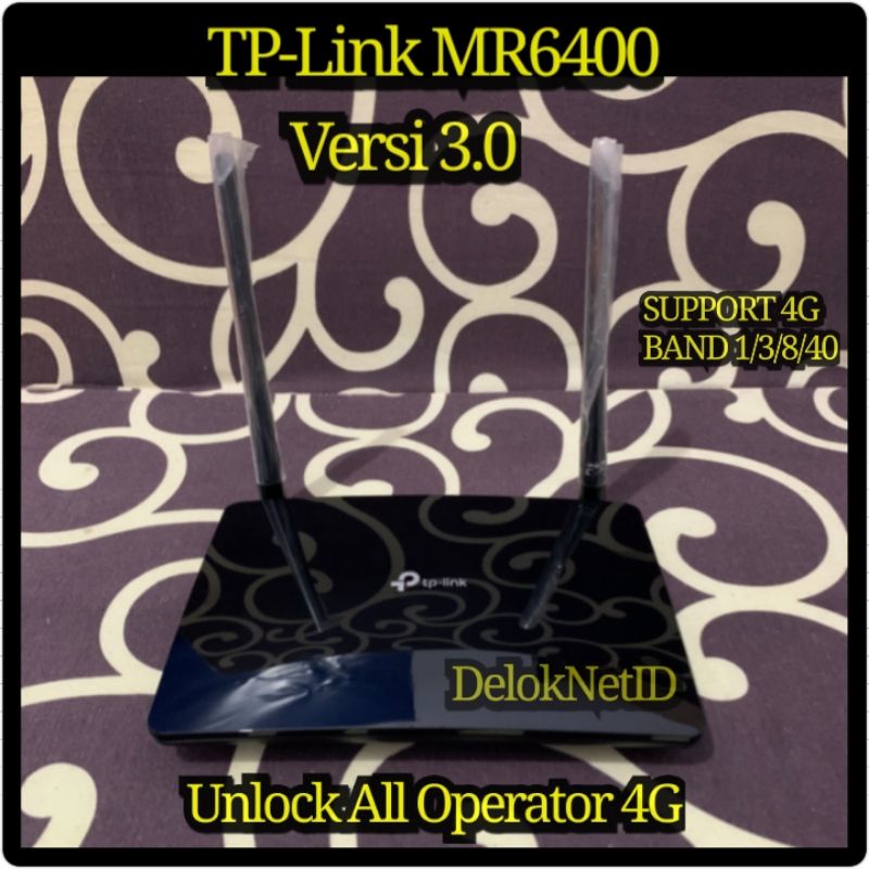 (BEKAS) Tp-link  TL- MR6400 Unlock All Operator 4G