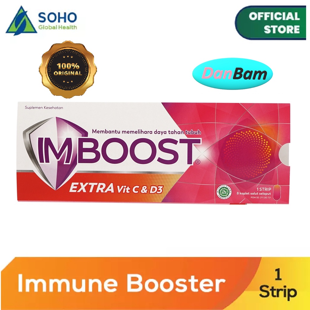 Imboost Extra Tablet Daya Tahan Tubuh 1 Strip @8 Tablet