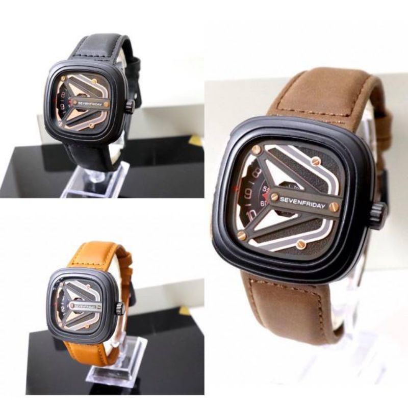 JAM TANGAN PRIA SEVEN FRIDAY M3 PREMIUM WATCH FREE BOX + BATERAI CADANGAN