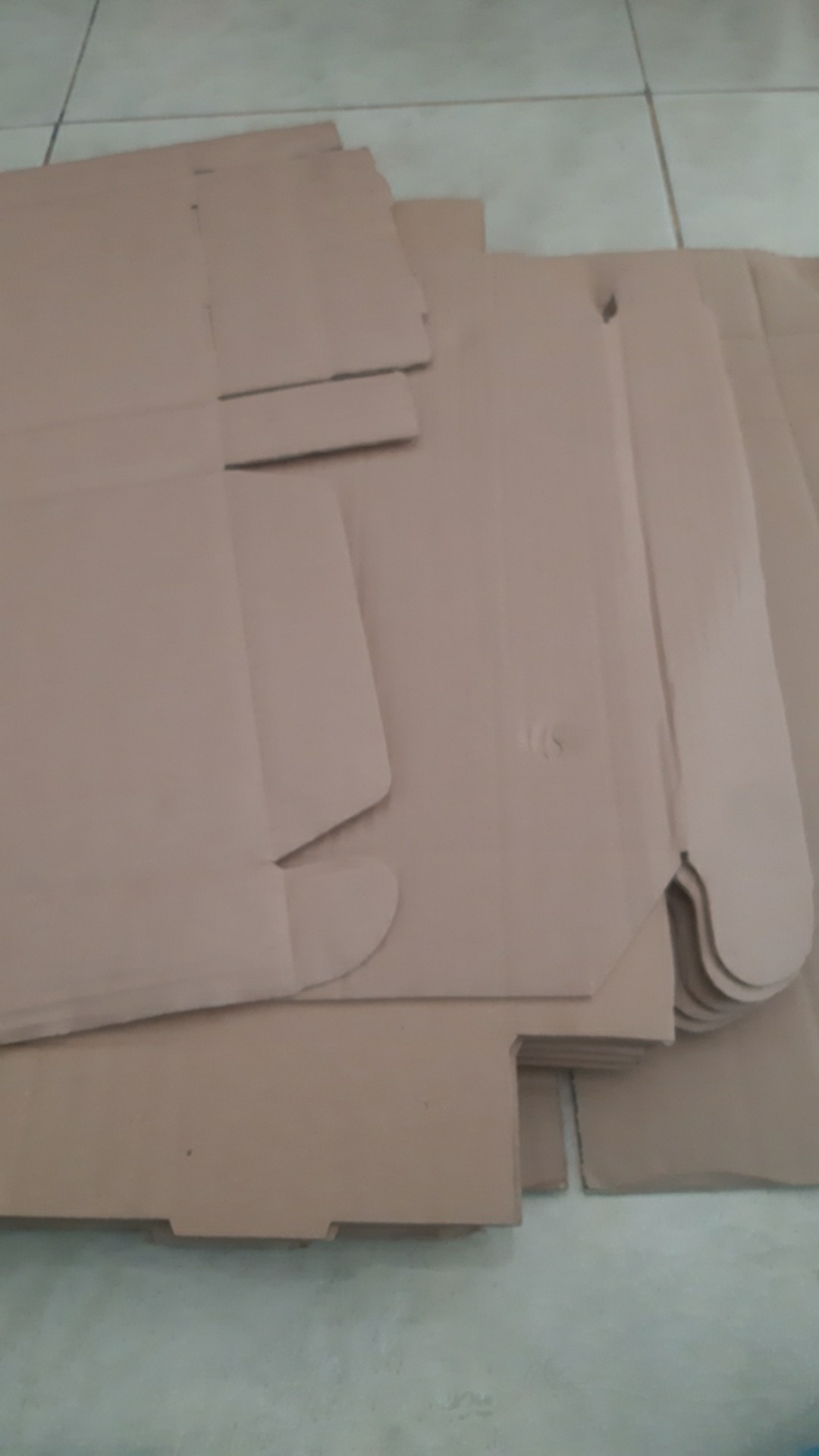 Mailer Box Polos / Box Pizza Polos 30x30x5 Cm ( 1pack Isi 25pcs )
