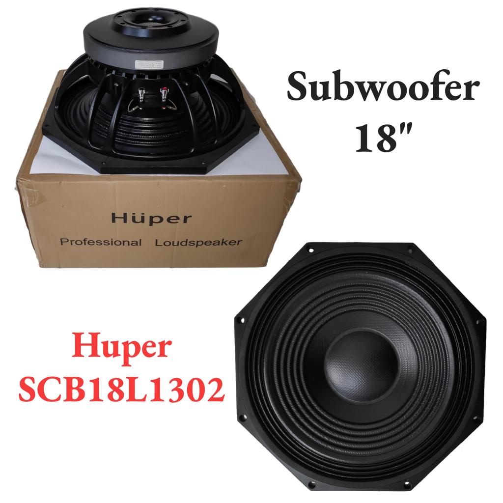 (PETI KAYU) Speaker 18in Huper SCB18L1302 SCB 18 L1302 S181302 S 18 1302 A CARBON