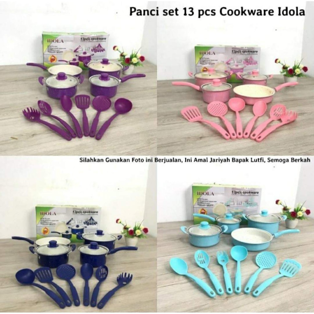 Panci set 13 Pcs Cookware Idola/COOKWARE IDOLA