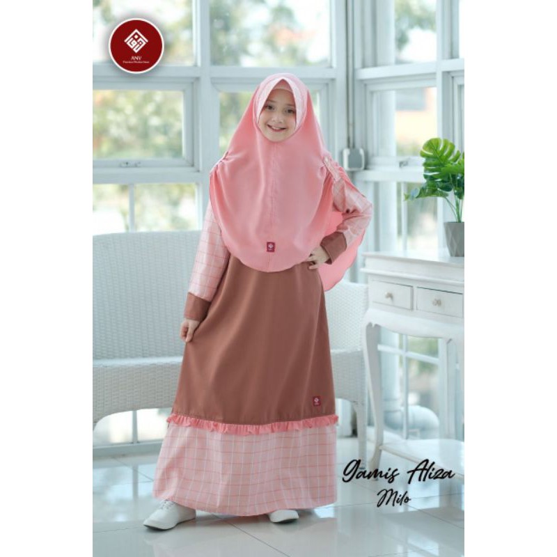ANV || Aliza gamis set anak kids & junior