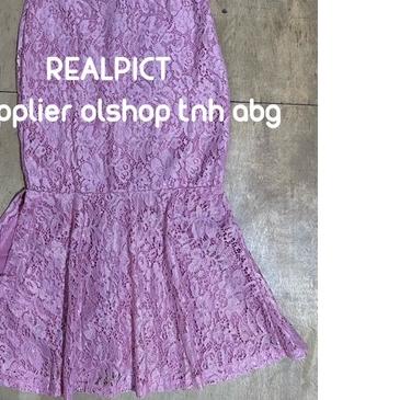 Dress amelia duyung brukat /dress pesta/ dress duyung/long dress