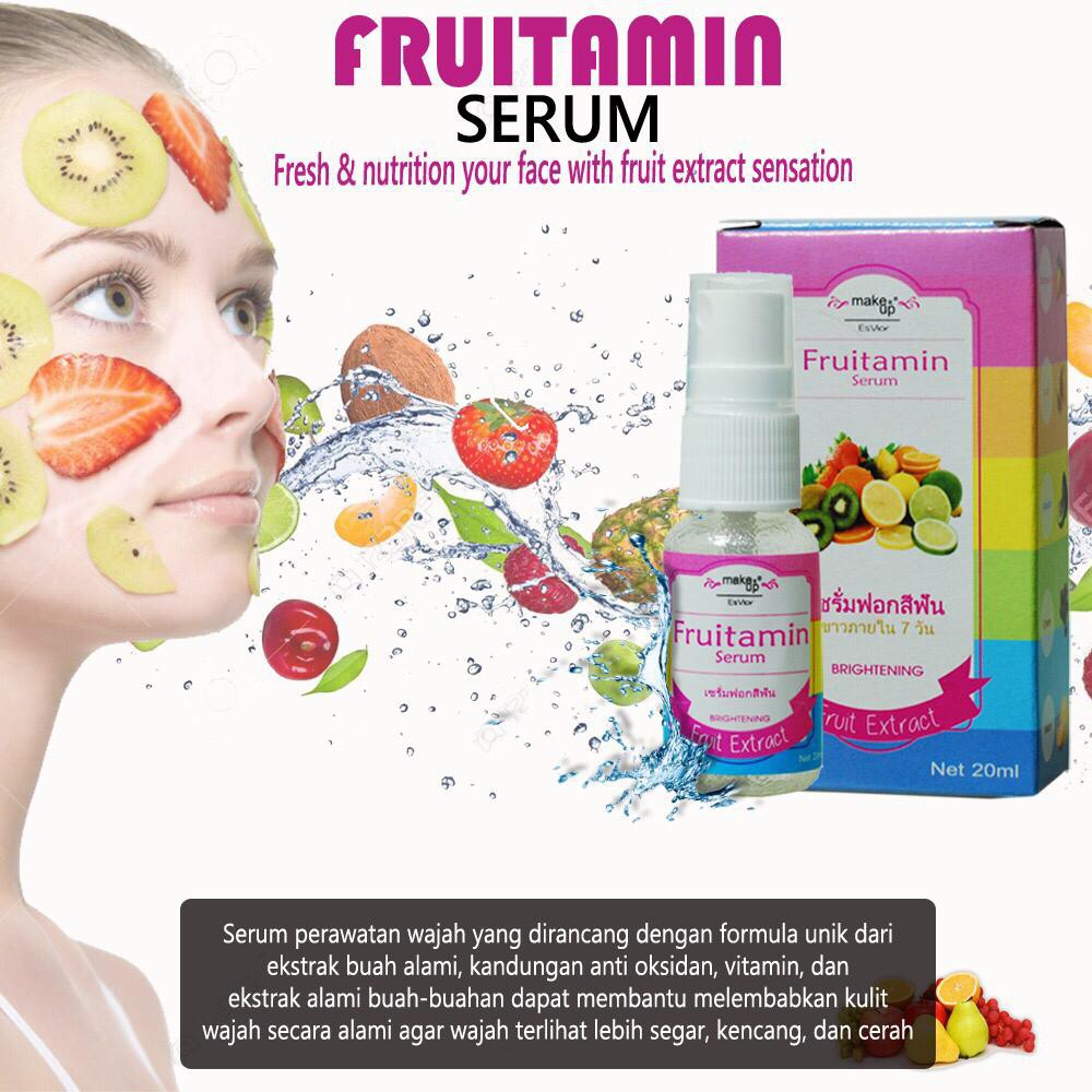 SERUM FRUTAMIN ~ EXTRAK BUAH ~ MENCERAHKAN &amp; MEMUTIHKAN KULIT WAJAH