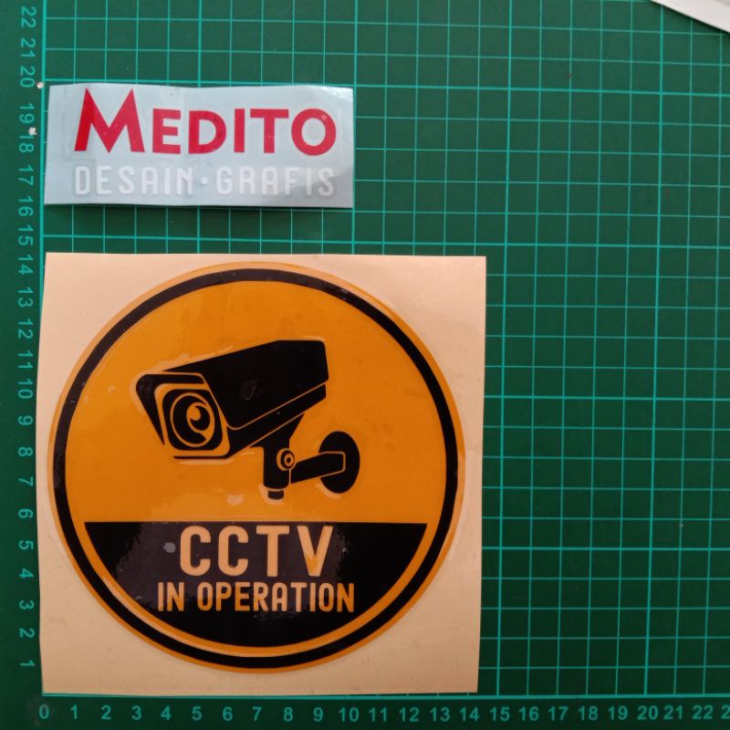 Sticker Cutting CCTV IN OPERATION