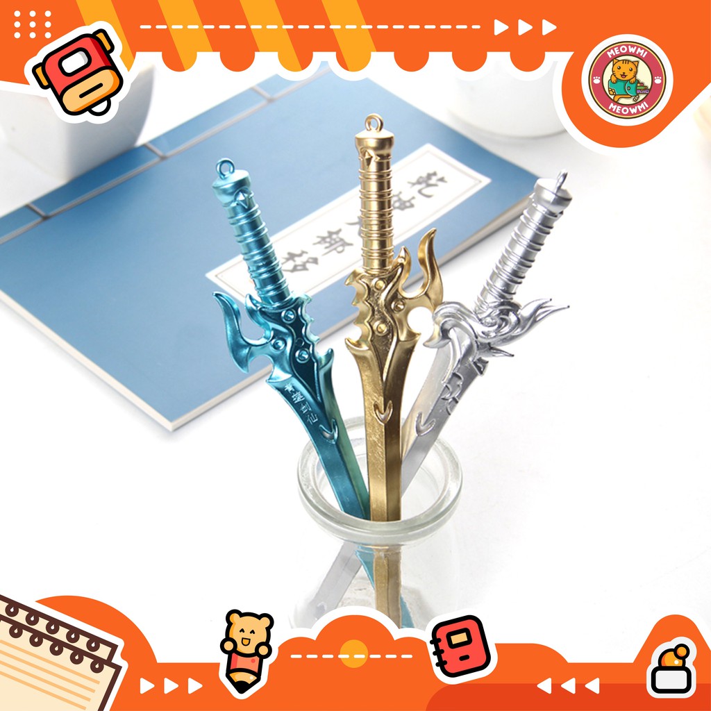 

pulpen pedang dragon / pulpen pedang keren / pulpen pedang anime murah pulpen pedang ninja