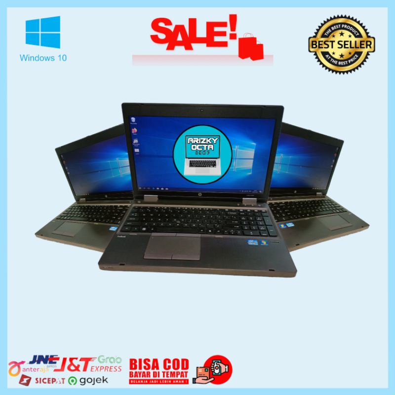 Laptop Hp Probook 6570b intel core i5 dvd camera wifi bagus mulus lcd 15&quot;