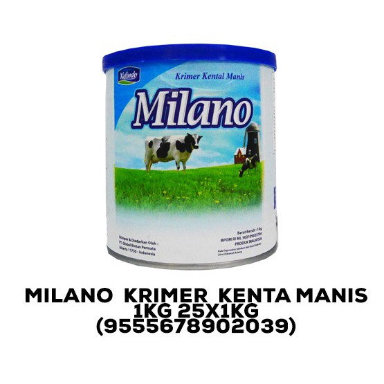 

Susu Krimer Milano Kental Manis 1kg