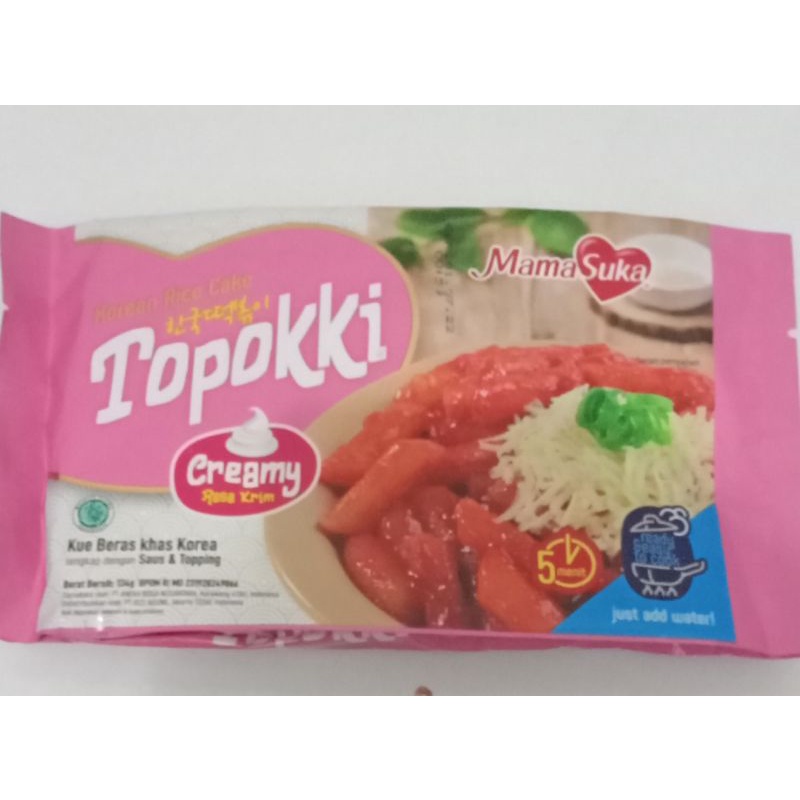 

MAMASUKA Topokki Creamy (Rasa Krim)