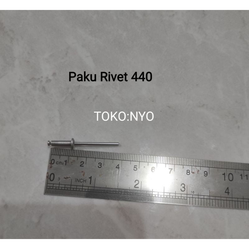 Paku Rivet Rivetti 440 Ukuran 3,2mmx11mm Isi 100 pcs