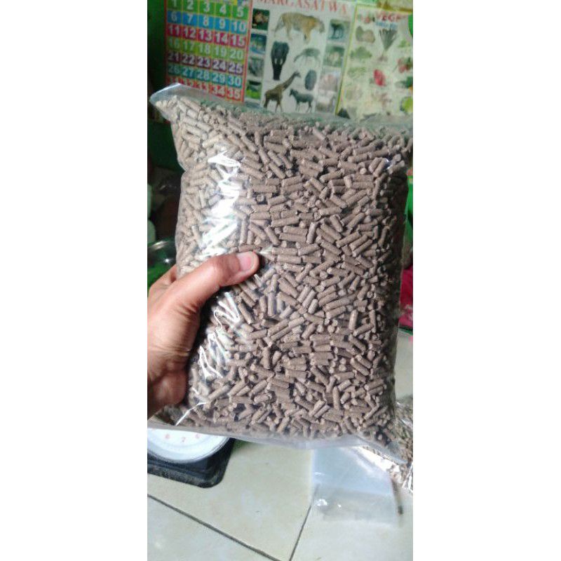makanan pelet kelinci Azolla feed repack 1kg murah